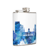 Damaskus Syrien Skyline Blue Flachmann (Rechts)
