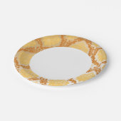 Damaskus-Tapete 5 Pappteller (Schrägansicht)