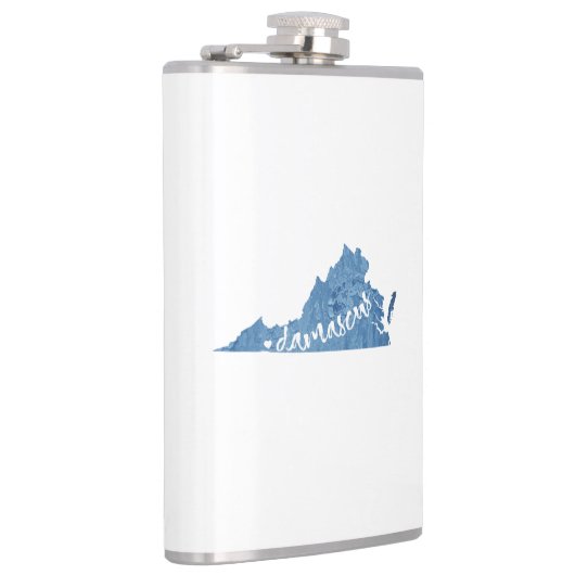 Damaskus, Virginia-Holzkörner Flachmann (Rechts)