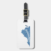 Damaskus, Virginia-Holzkörner Gepäckanhänger (Vorderseite vertikal)