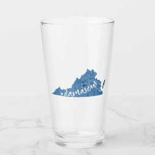 Damaskus, Virginia-Holzkörner Glas