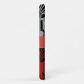 Damaskusmuster, grauer Damaske, roter Damaske, Ihr Case-Mate iPhone Hülle (Hinten/Rechts)