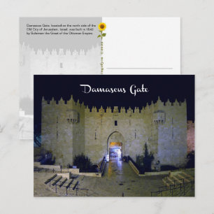 Damaskustor, Jerusalem, Israel - Postkarte