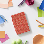 Damasrot und goldfarbener Diamant gemustert iPad Mini Hülle<br><div class="desc">Original Damask diamant-gemusterte Geräteabdeckung. Farbe inspiriert von Corymbia ficifolia "Baby Orange",  einem gepfropften,  australischen Kaugummi. Einzigartiges Design von Sarah Trett für www.mylittleeden.com</div>