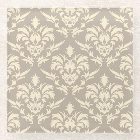 Damast 2 glasuntersetzer (Vorderseite)