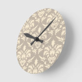 Damast 2 runde wanduhr (Winkel)