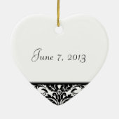 Damast-Andenken-Verzierung Keramik Ornament (Hinten)