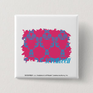 Damast Aqua-Magentarote 3 Button