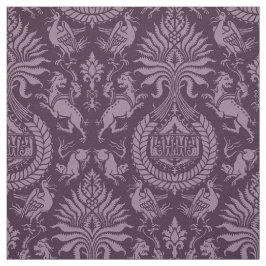 Damast aus dem 12. Jahrhundert mit Tieren Stoff