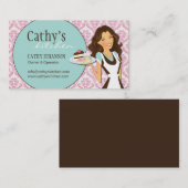 Damast-Bäckerei-Visitenkarte Visitenkarte (Vorne/Hinten)