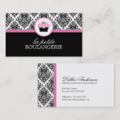 Damast-Bäckerei-Visitenkarten Visitenkarte (Vorne/Hinten)