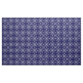 Damast Blau Muster. Stoff (Yard (91,4 cm))
