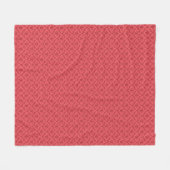 Damast-Blumenmuster Fleecedecke (Vorderseite (Horizontal))