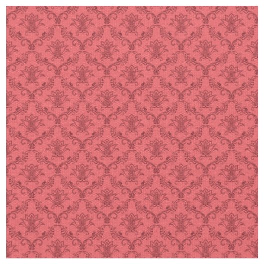 Damast-Blumenmuster Stoff (Nahaufnahme)