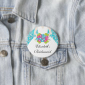 Damast-Braut-Brautjungfern-Knopf-/Button-Grün Button (Beispiel)