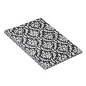 Damast-Druck im Grau - herrlich! Notizblock (Rechte Seite)