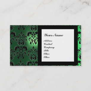 DAMAST-EDELSTEIN-MONOGRAMM, 2 Topase, violett Visitenkarte