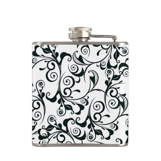 Damast Flachmann (Rückseite)