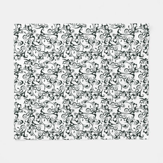 Damast Fleecedecke (Vorderseite (Horizontal))