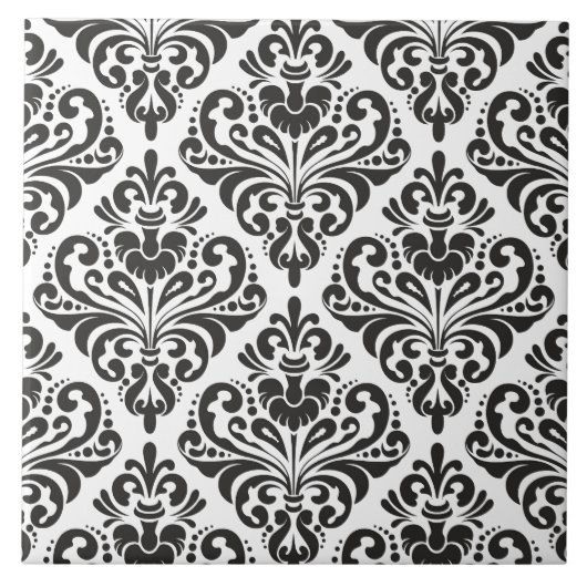 Damast Fliese (Vorderseite)