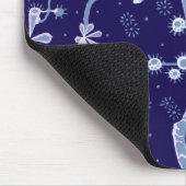 Damast-Frostblumen-Mauspad Mousepad (Ecke)