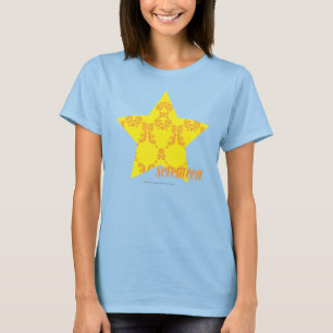 Damast gelb-orangee 3 T-Shirt