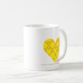 Damast gelb-orangee 4 kaffeetasse (VorderseiteRechts)