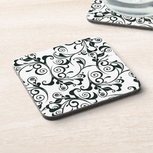 Damast Getränkeuntersetzer (Linke Seite)