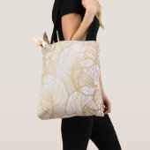 Damast-Goldblumenmuster Tasche (Von Nahem)