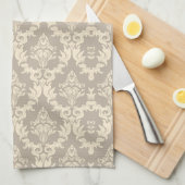 Damast-Hintergrund Handtuch (Viertel Falte)