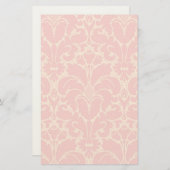 Damast-Hintergrund im Barockstil Briefpapier (Vorne/Hinten)