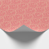 Damast-Hintergrund im Barockstil Geschenkpapier (Ecke)