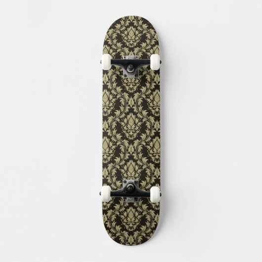 Damast-Hintergrund Skateboard (Vorderseite)