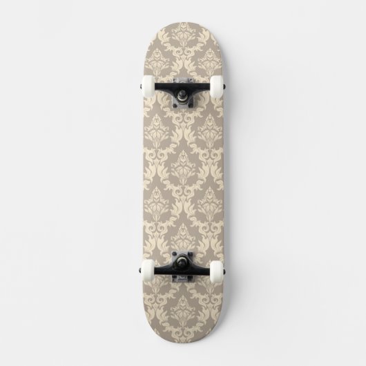 Damast-Hintergrund Skateboard (Vorderseite)