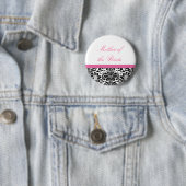 Damast-Hochzeits-Party-Knopf Button (Beispiel)