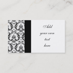 Damast-Hochzeits-Planer-Visitenkarten Visitenkarte