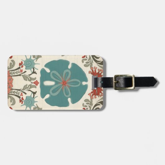 Damast II Gepäckanhänger (Vorderseite horizontal)