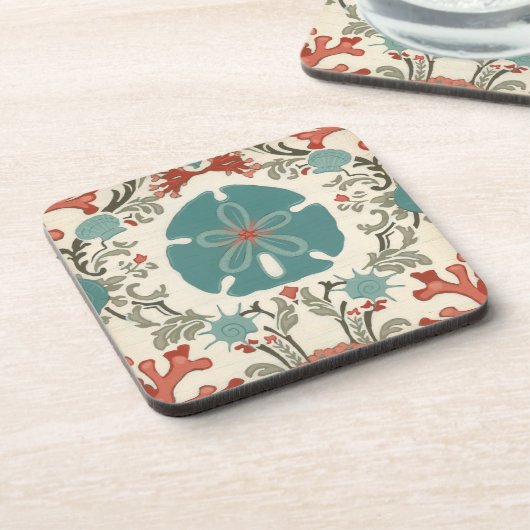 Damast II Getränkeuntersetzer (Linke Seite)