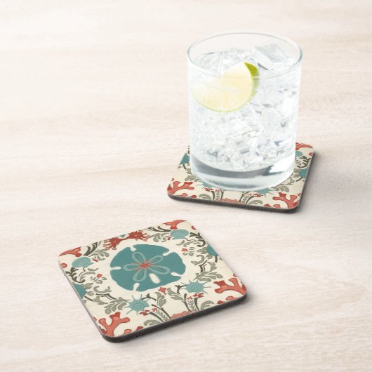 Damast II Getränkeuntersetzer (Rechte Seite)