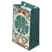 Damast II Kleine Geschenktüte (Rückseite Schrägansicht)