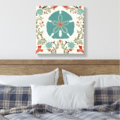 Damast II Leinwanddruck (Insitu (Schlafzimmer))