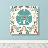 Damast II Leinwanddruck (Insitu (Holzboden))