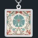 Damast II Versilberte Kette<br><div class="desc">Meeresleben</div>
