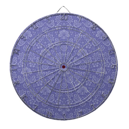 Damast in Blau Dartscheibe (vorne)