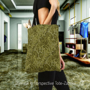 Damast in Perspektive Tasche