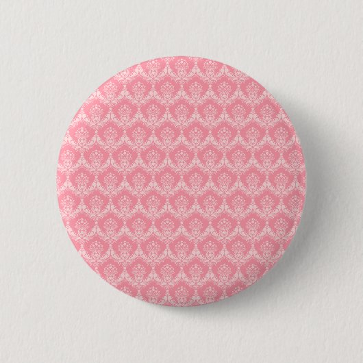 Damast in Rosa Button (Vorderseite)