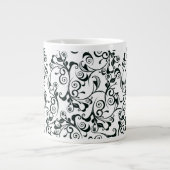 Damast Jumbo-Tasse (Vorderseite)