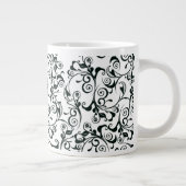 Damast Jumbo-Tasse (Rechts)