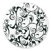 Damast Keramikknauf (Vorderseite)