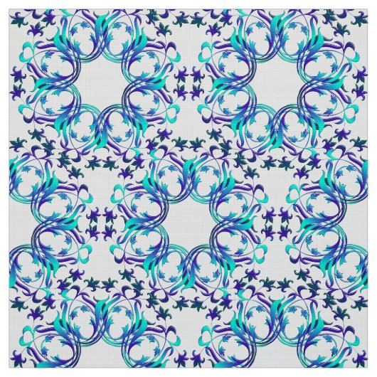 Damast kreist Muster ein Stoff (Muster)